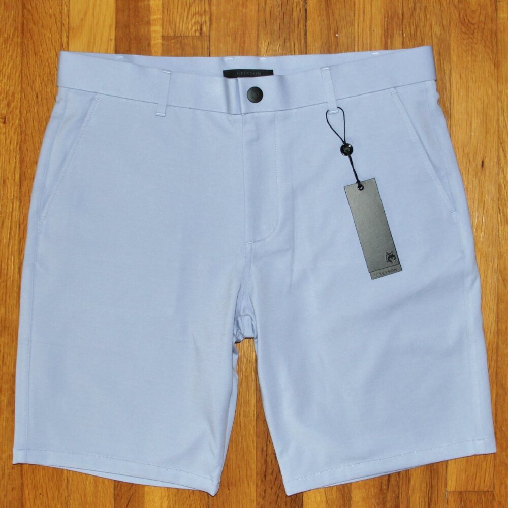 Greyson Sequoia 10" Golf Shorts Mens 36 Heron Blue